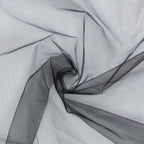 10 Pack Organza 23"x23" Napkins Black - Sheer Cloth Napkins