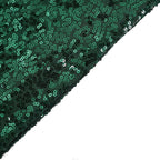 5 Pack Sequin Spandex Chair Sashes Hunter Emerald Green - Stretch Chair Bands 6"x15"