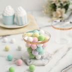 12-Pack Plastic Party Squat Cups Clear with Rose Gold Rim - Stylish Disposable Tumblers for Banquets & Special Occasions 10oz