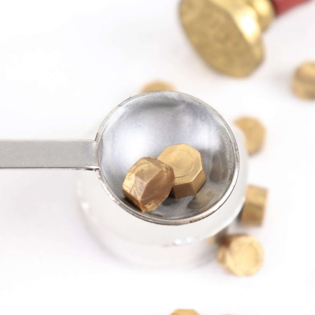 2 Set Wax Seal Stamp Kit Party Favors, Gold Silver "With Love" and "Thank You" Wax Stamp, Wedding Invitation Envelope Letters Mailing Crafts Set