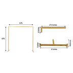 8ft Heavy Duty Metal Square Wedding Arch Photography Backdrop Stand