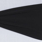 5 Pack Stretch Spandex Chair Sashes Black - Fitted Finish Two Ply Heavy Duty Chair Bands 5"x12"