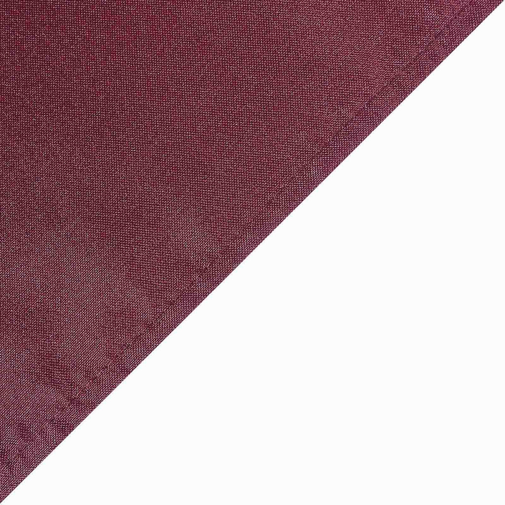 Polyester Square 70"x70" Tablecloth Burgundy - Wrinkle-Resistant & Durable Table Cover