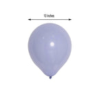 25 Pack 10" Matte Pastel Periwinkle Helium Air Latex Party Balloons