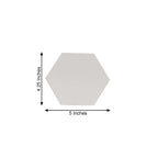 12 Pack Hexagon Acrylic Mirror Wall Stickers, 5" Removable Wall Decals For Home Decor