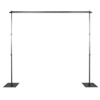 10ft DIY Adjustable Triple Crossbar Kit and Mounting Brackets For Backdrop Stands