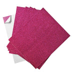 10 Pack 12"x10" Self-Adhesive Glitter DIY Craft Foam Sheets Hot Pink