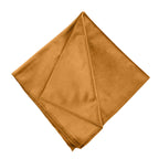 5 Pack Premium Velvet 20"x20" Napkins Gold - Soft Sheen Finish Cloth Napkins for Upscale Gatherings