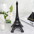 Eiffel Tower Table Centerpiece Metal Black - Stylish Decorative Cake Topper for Parties & Gatherings 10"