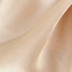 5 Pack Satin 20"x20" Napkins Nude - Luxurious Shine & Smooth Dinner Napkins