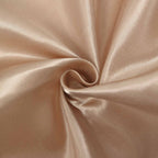 Satin Chair Cover Self-Tie Universal Design Nude - Durable Slip-On Cover for Folding, Dining, Banquet & Standard Chairs