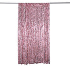 8ftx8ft Pink Big Payette Sequin Event Curtain Drapes, Backdrop Event Panel