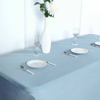 Stretch Spandex 96"x30" Rectangle Table Cover Dusty Blue - Durable Form-Fitting Tablecloth