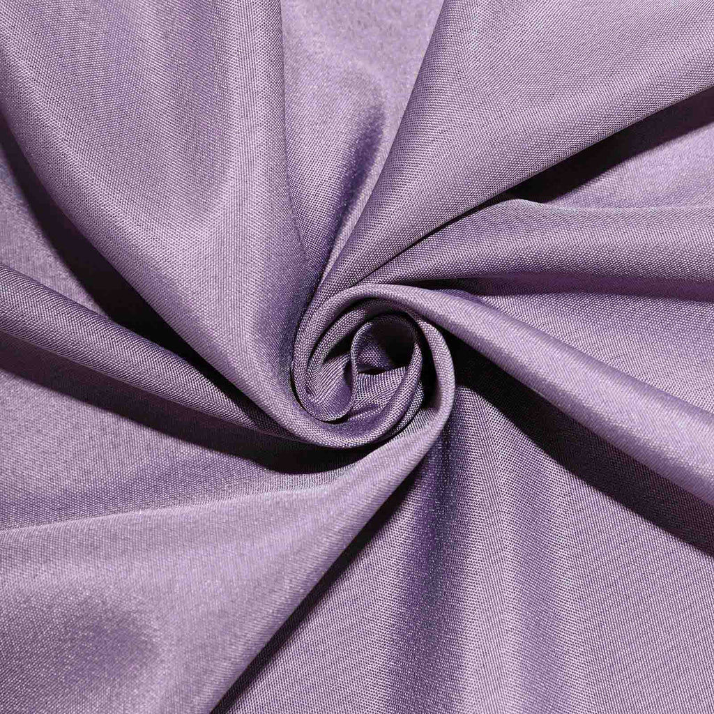 Polyester 120" Round Tablecloth Violet Amethyst - Seamless Wrinkle-Resistant Table Cover