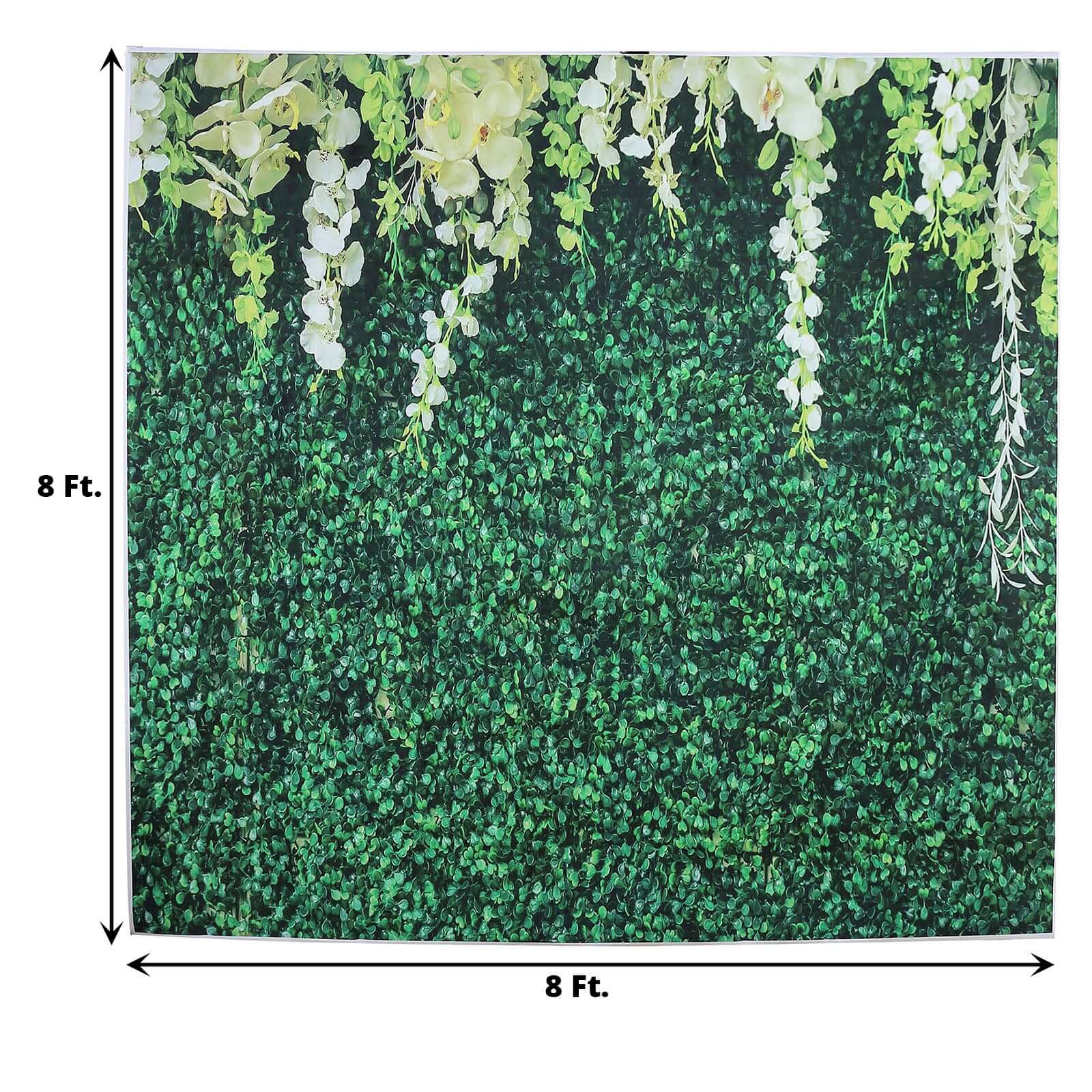 8ftx8ft Greenery Grass and Vines Print Vinyl Photo Shoot Backdrop