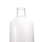 2-Pack Glass Bud Vases Tapered Neck Design Clear - Stylish Floral Table Centerpieces 12"