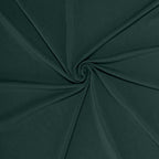 Hunter Emerald Green 4 - Way Stretch Spandex Event Curtain Drapes, Wrinkle Free Backdrop Event Panel with Rod Pockets - 5ftx16ft - Bell Racket Store