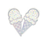 20-Pack Paper Cocktail Napkins with Cone Design - Unique Disposable Napkins for Parties 12"x6"