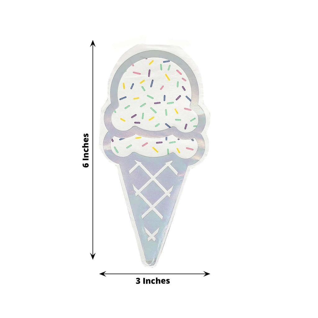 20-Pack Paper Cocktail Napkins with Cone Design - Unique Disposable Napkins for Parties 12"x6"