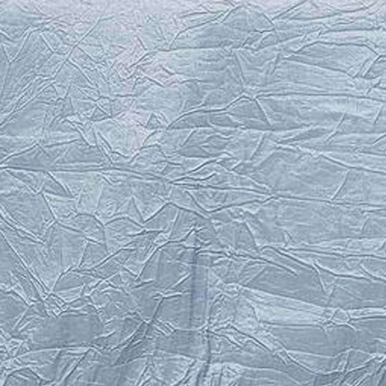 Taffeta 90"x132" Rectangle Tablecloth Dusty Blue - Seamless Accordion Crinkle Table Cover