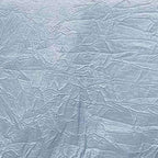 Taffeta 90"x132" Rectangle Tablecloth Dusty Blue - Seamless Accordion Crinkle Table Cover