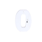 3D Marquee Number "0" Warm White 6 LED Lights Gold - Stylish Light-Up Accent for Events 6"