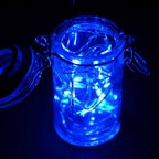 20 LED Micro Fairy String Lights Starry Bright Design Light Blue - Battery Operated Party Accent 90"
