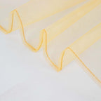 10 Pack Organza 23"x23" Napkins Gold - Exquisite Sheer Cloth Napkins for Formal & Casual Events