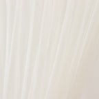 Ivory Sheer Backdrop Drape â€“ 5ft x 14ft Wedding Arch & Ceiling Decor Panel, Wrinkle Free with Soft Shimmer - Bell Racket Store