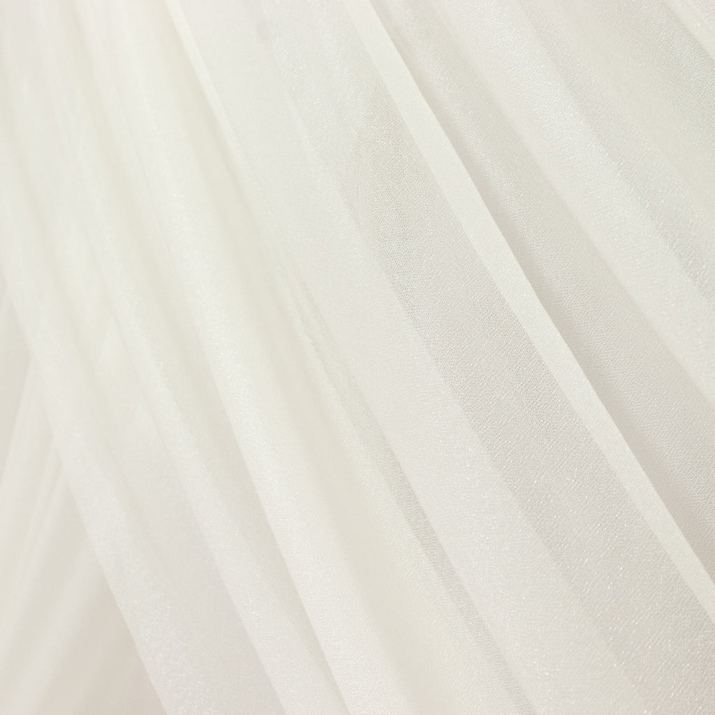 Ivory Sheer Backdrop Drape â€“ 5ftx32ft Wedding Arch & Ceiling Decor Panel, Wrinkle Free with Soft Shimmer - Bell Racket Store
