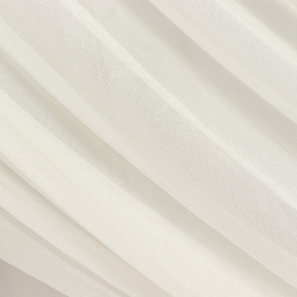 Ivory Sheer Backdrop Drape â€“ 5ftx32ft Wedding Arch & Ceiling Decor Panel, Wrinkle Free with Soft Shimmer - Bell Racket Store