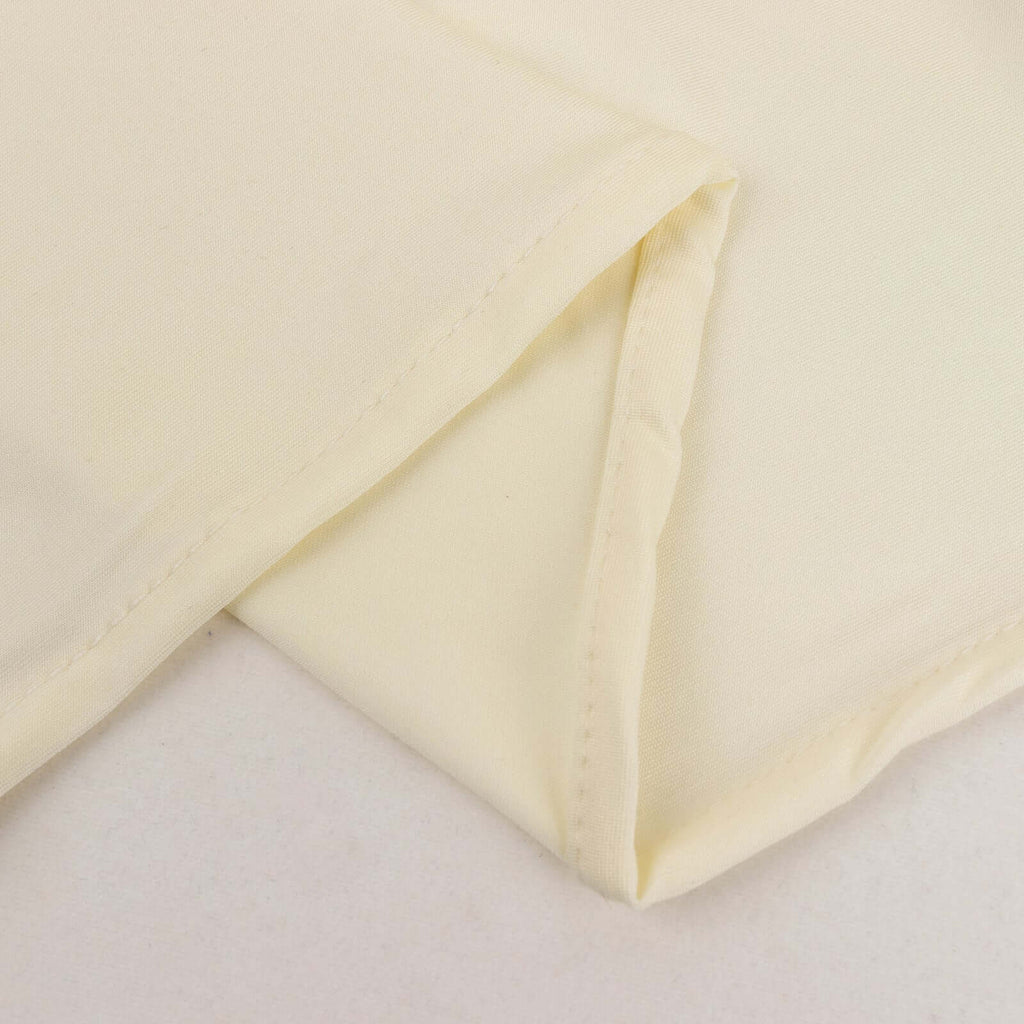 Ivory Spandex 4 - Way Stretch Fabric Roll, DIY Craft Fabric Bolt - 60"x10 Yards - Bell Racket Store