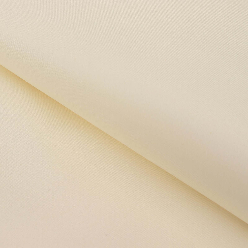Ivory Spandex 4 - Way Stretch Fabric Roll, DIY Craft Fabric Bolt - 60"x10 Yards - Bell Racket Store