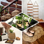 33ft 8mm Natural Jute Rope Twine String, DIY Craft Rope