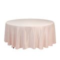 Lamour Satin 108" Round Tablecloth Blush - Durable & Silk - Like Table Cover - Bell Racket Store