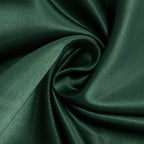 Lamour Satin 108" Round Tablecloth Hunter Emerald Green - Durable & Silk - Like Table Cover - Bell Racket Store