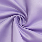 Lamour Satin 120" Round Tablecloth Lavender Lilac - Seamless Table Cover with Soft Tempered Sheen - Bell Racket Store