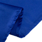 Lamour Satin 120" Round Tablecloth Royal Blue - Seamless Table Cover with Soft Tempered Sheen - Bell Racket Store