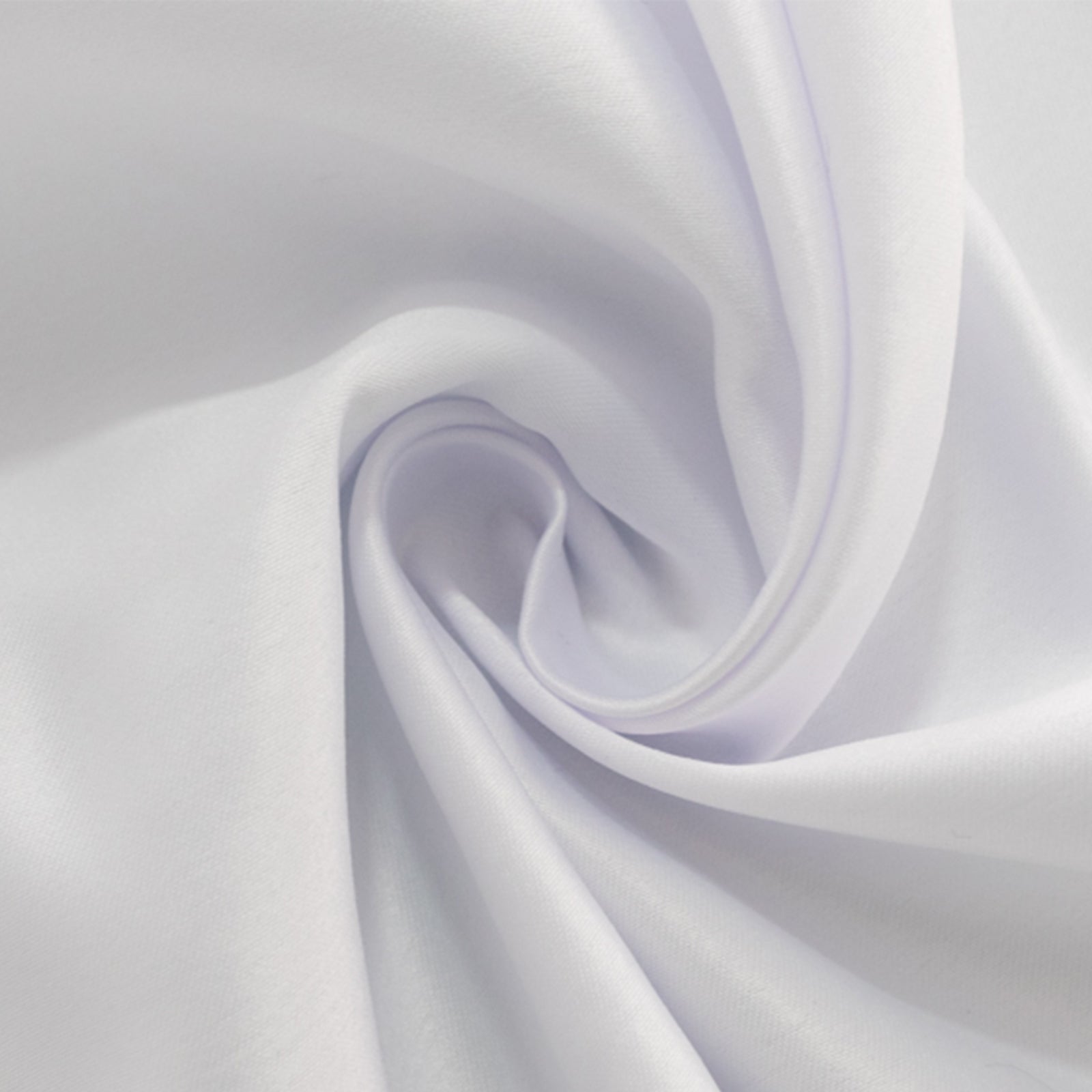 Lamour Satin 120" Round Tablecloth White - Seamless Table Cover with Soft Tempered Sheen for Upscale Gatherings - Bell Racket Store