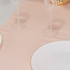 Lamour Satin 12"x108" Table Runner Blush - Smooth & Lustrous Finish - Bell Racket Store