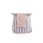 Lamour Satin 12"x108" Table Runner Blush - Smooth & Lustrous Finish - Bell Racket Store