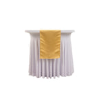 Lamour Satin 12"x108" Table Runner Champagne - Smooth & Lustrous Finish - Bell Racket Store