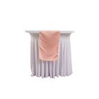 Lamour Satin 12"x108" Table Runner Dusty Rose - Smooth & Lustrous Finish - Bell Racket Store