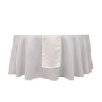 Lamour Satin 12"x108" Table Runner Ivory - Smooth & Lustrous Finish - Bell Racket Store