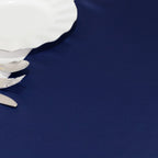 Lamour Satin 12"x108" Table Runner Navy Blue - Smooth & Lustrous Finish - Bell Racket Store