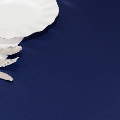 Lamour Satin 12"x108" Table Runner Navy Blue - Smooth & Lustrous Finish - Bell Racket Store