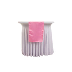 Lamour Satin 12"x108" Table Runner Pink - Smooth & Lustrous Finish - Bell Racket Store