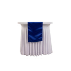 Lamour Satin 12"x108" Table Runner Royal Blue - Smooth & Lustrous Finish - Bell Racket Store