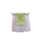 Lamour Satin 12"x108" Table Runner Sage Green - Smooth & Lustrous Finish - Bell Racket Store
