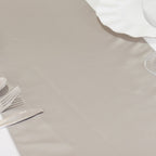 Lamour Satin 12"x108" Table Runner Silver - Smooth & Lustrous Finish - Bell Racket Store